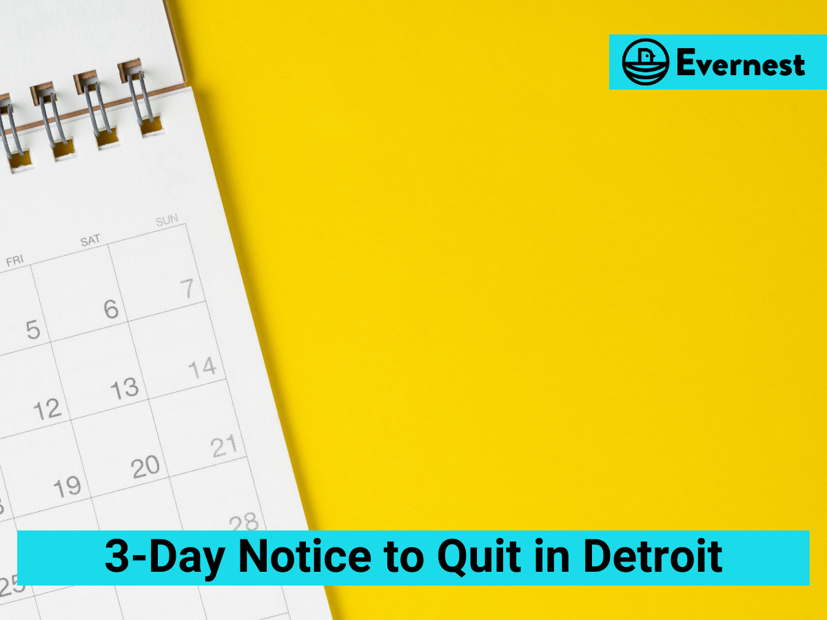 Understanding the 3-Day Notice to Quit in Detroit